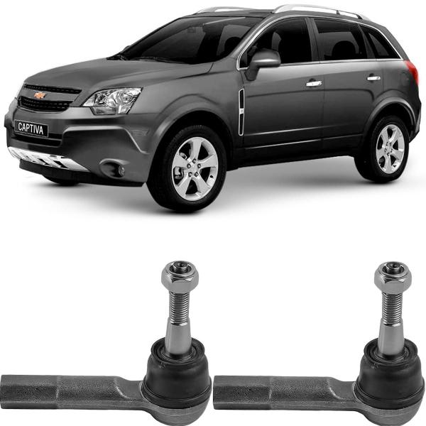 Imagem de Par Terminal Direção Chevrolet Captiva 2010 a 2017 Viemar