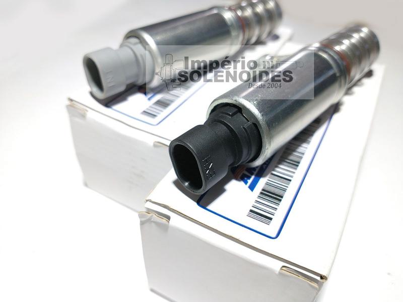 Imagem de Par Válvula Solenoide Admissão + Escape Captiva 2.4 Kit peça Nova 