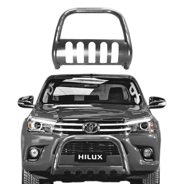 Imagem de Para-Choque de Impulsão Com Protetor Hilux 2016 Em Diante Cromado