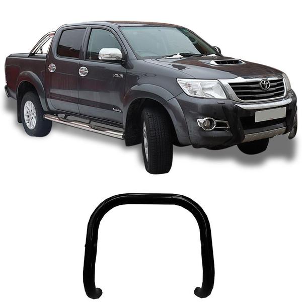 Imagem de Para-Choque de Impulsão Hilux 05 a 2015 Preto S/Barra