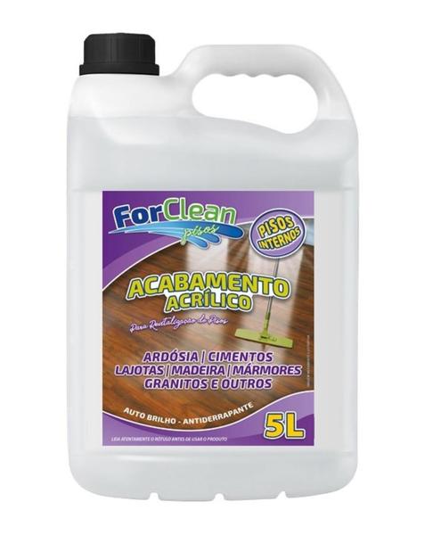 Para Pisos de Madeira 5 Litros: Acabamento Acrílico For Clean Pisos Imagem de Para Pisos de Madeira 5 Litros: Acabamento Acrílico For Clean Pisos