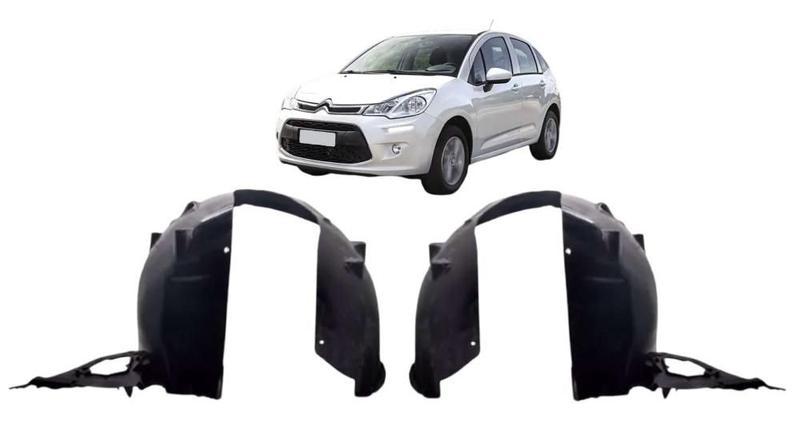 Imagem de Parabarro Dianteiro Citroen C3 2013 a 2020 Par