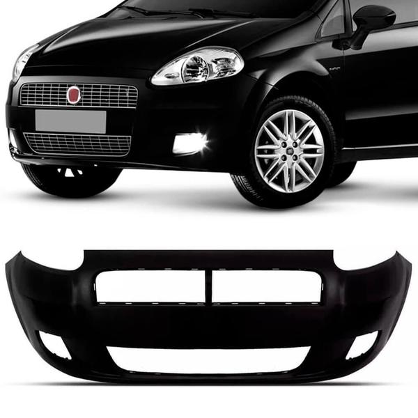 Parachoque Dianteiro Fiat Punto 2008 a 2012 Preto Liso Dts Imagem de Parachoque Dianteiro Fiat Punto 2008 a 2012 Preto Liso Dts