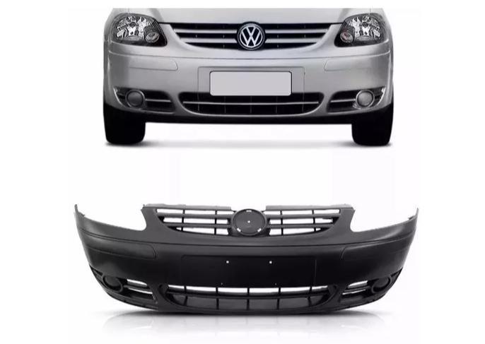 Imagem de Parachoque Dianteiro Volkswagen Fox 2003 2004 2005 2006 2007 Sem Furo