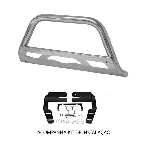 Imagem de Parachoque Quebra Mato Dodge RAM 2012 2013 2014 2015 Cromado