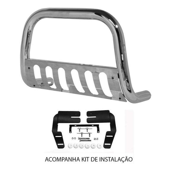 Imagem de Parachoque Quebra Mato Ecosport 2004 2005 2006 Cromado Chapa