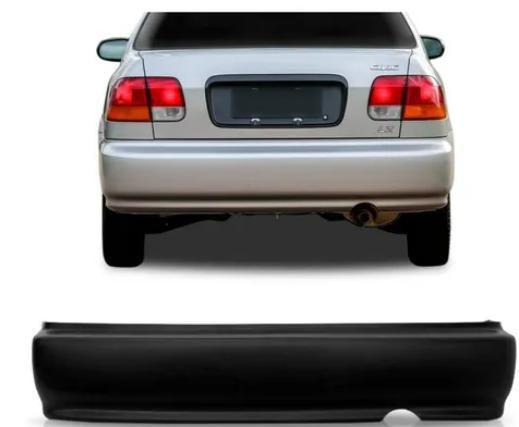 Imagem de Parachoque Traseiro Honda Civic 1996 1997 1998 Preto