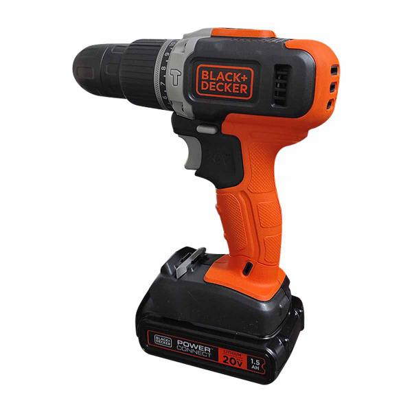 Imagem de Parafusadeira 3/8" 20v + 1 Bateria BCD704C1 BLACKDECKER