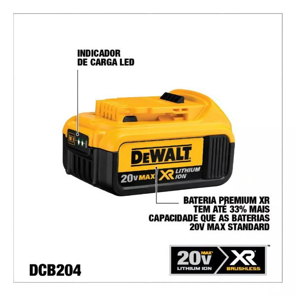 Imagem de Parafusadeira De Impacto 1/4 20v Max C/ Bat DCF887B Dewalt