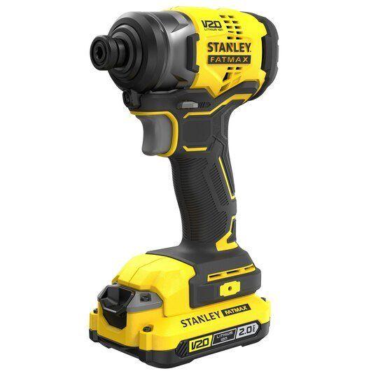 Imagem de Parafusadeira de Impacto Brushless 1/4” 20V Max Íon de Lítio c/ Maleta - Stanley - SBI810D2K-BR