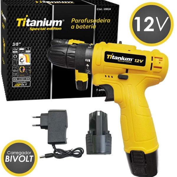 Parafusadeira Furadeira 12v 1,2ah 6238 Titanium Parafusadeira Furadeira 12v 1,2ah 6238 Titanium