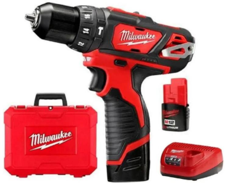 Imagem de Parafusadeira Furadeira Imp. 3/8" 12V MILWAUKEE 2408-259N