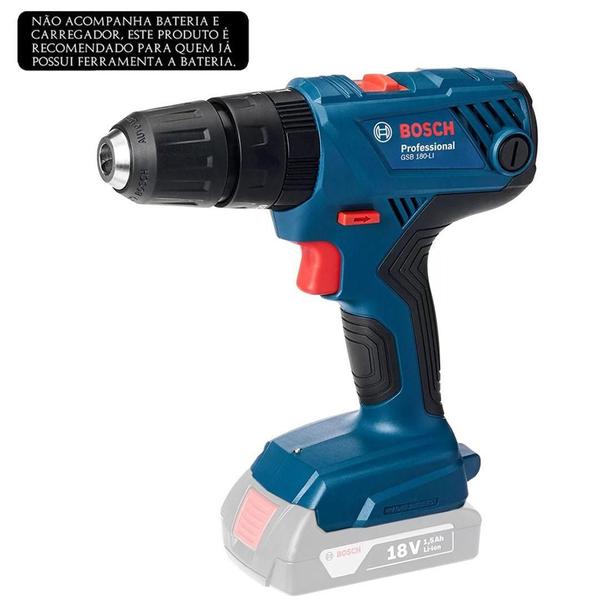 Imagem de Parafusadeira / Furadeira Impacto 13Mm Bosch 18V Gsb180-Li