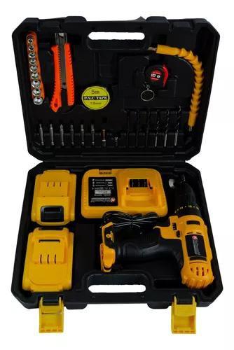 Imagem de Parafusadeira Furadeira tipo Dewalt 25v Bivolt 02 Baterias