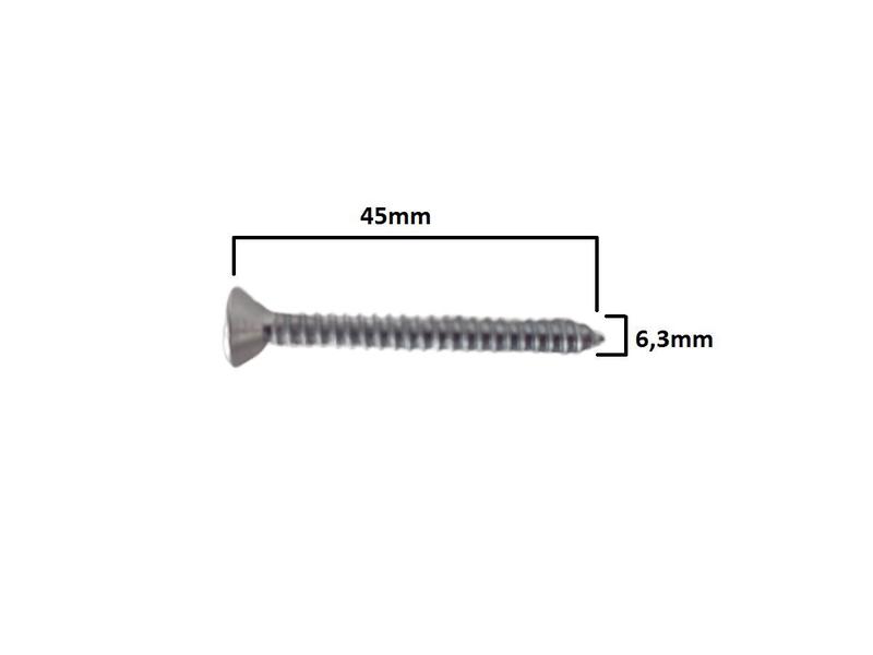 Imagem de Parafuso 6,3x45 New-Fix Atarraxante Chato Philips 200pçs