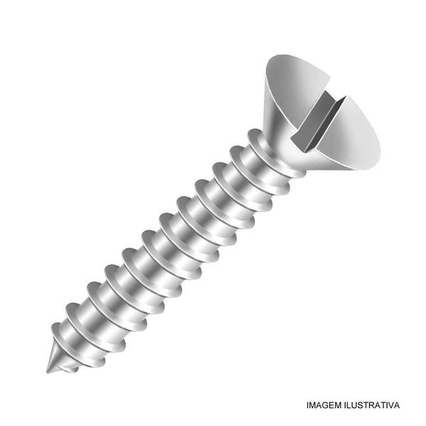 Imagem de Parafuso A. A. Cab. Ch C/ fenda 2,2 x 6,5 Fe. ZB -  500 PEÇAS