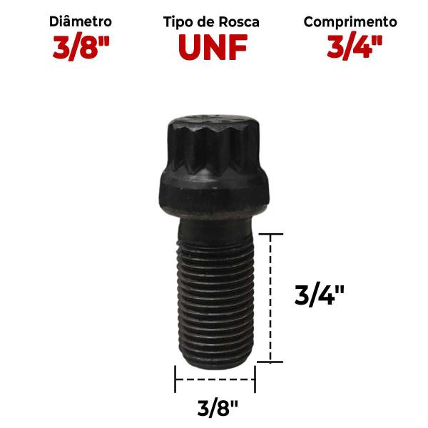 Imagem de Parafuso Abraçadeira do Cardan Cruzeta 3/8 x 3/4 Ford VW Cam