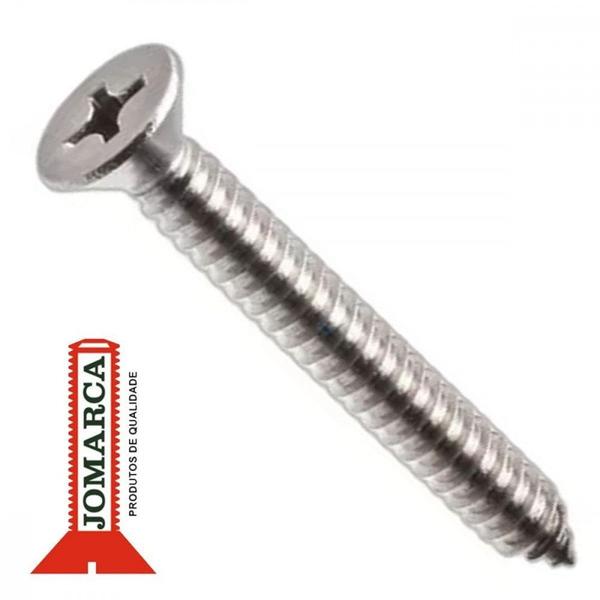 Imagem de Parafuso Auto Atarraxante Inox Chata Philips Jomarca 4,2 X 16Mm . / Kit C/ 2 Centos