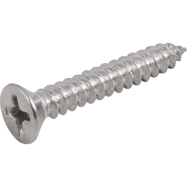 Imagem de Parafuso Autoatarraxante Inox 3,9 mm x 25,0 mm Cabeça Chata Phillips com 10 peças Vonder