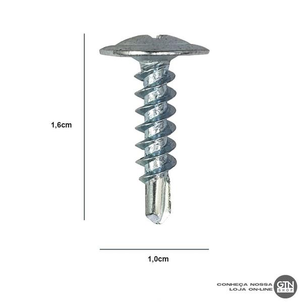 Imagem de Parafuso de Forro Ponta Broca Drywall Phillips 4.2 x 16 mm 1000 Peças