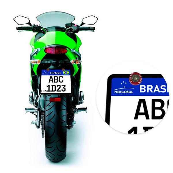 Imagem de Parafuso De Placa Para Moto E Carro Kit Anilha M6 Em Alumínio