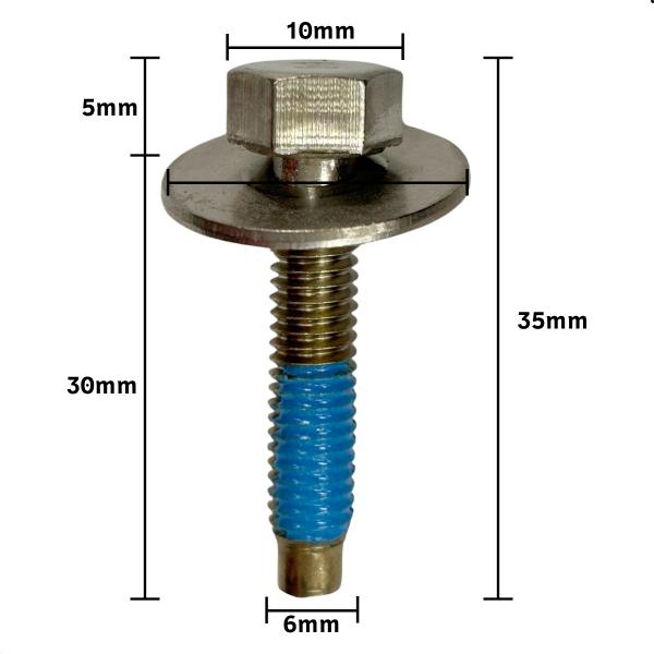 Imagem de Parafuso do Agitador Lavadora ElectroluxLEV17 LM13Q LPR16