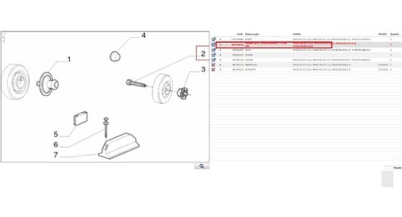 Imagem de Parafuso Do Pneu Estepe Para Pickup Fiat Strada K2T45001