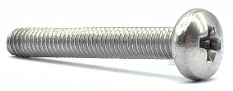 Parafuso INOX Captador HUMBUCKER guitarra 4 unidade - LATONE Imagem de Parafuso INOX Captador HUMBUCKER guitarra 4 unidade
