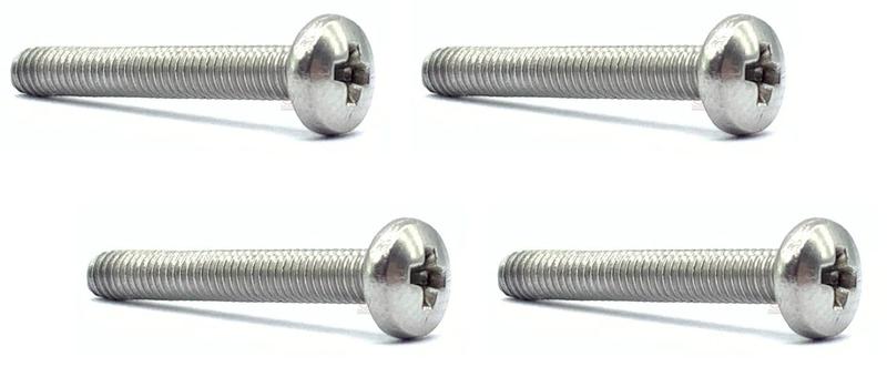Parafuso INOX Captador HUMBUCKER guitarra 4 unidade - LATONE Imagem de Parafuso INOX Captador HUMBUCKER guitarra 4 unidade