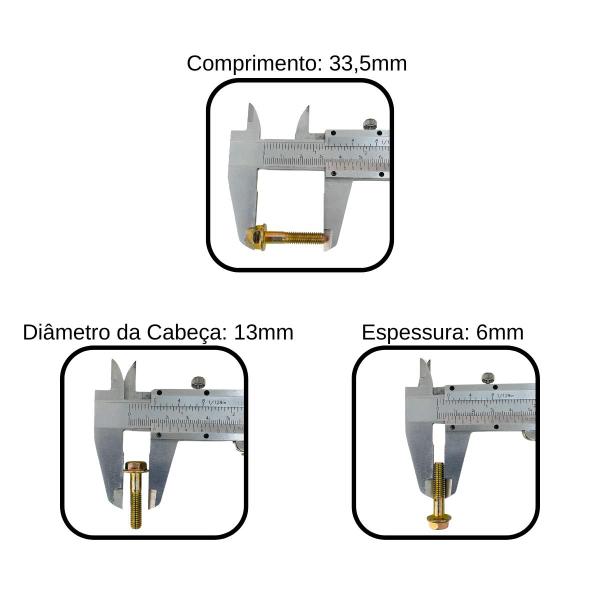 Imagem de Parafuso M6X1X28MM Para Motor á Diesel 5.0hp Buffalo