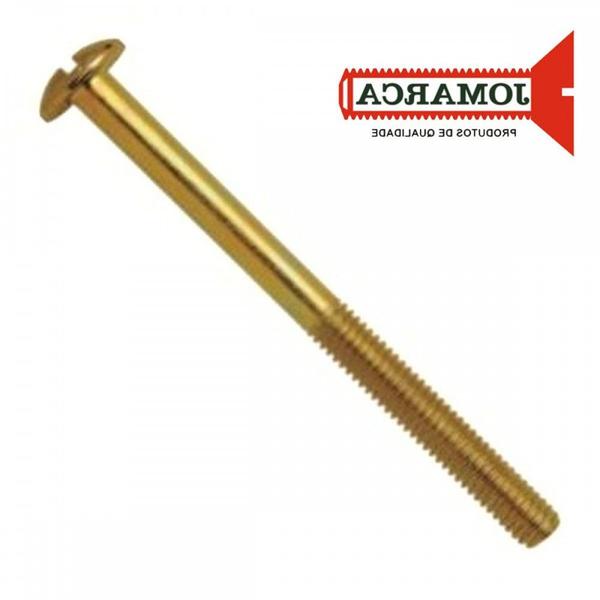 Imagem de Parafuso Para Cama Jomarca 1/4" X 120Mm Fenda Com Porca