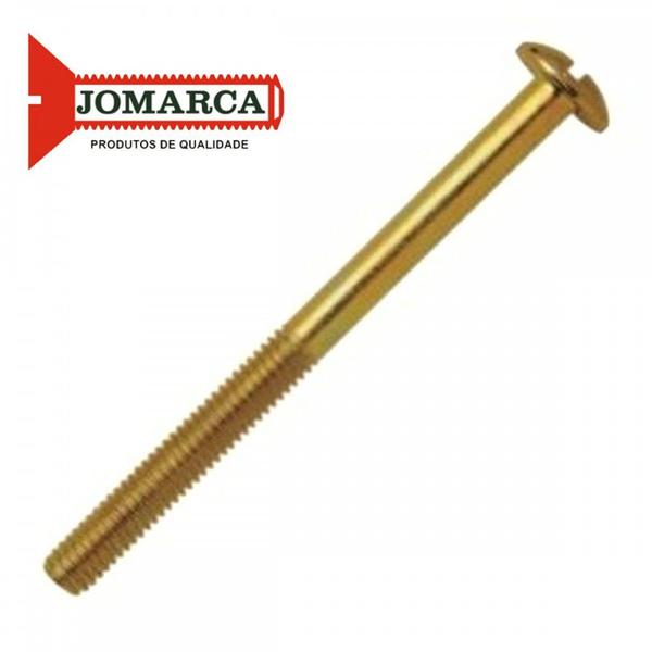 Imagem de Parafuso Para Cama Jomarca 1/4'' X 140Mm Fenda Com Porca