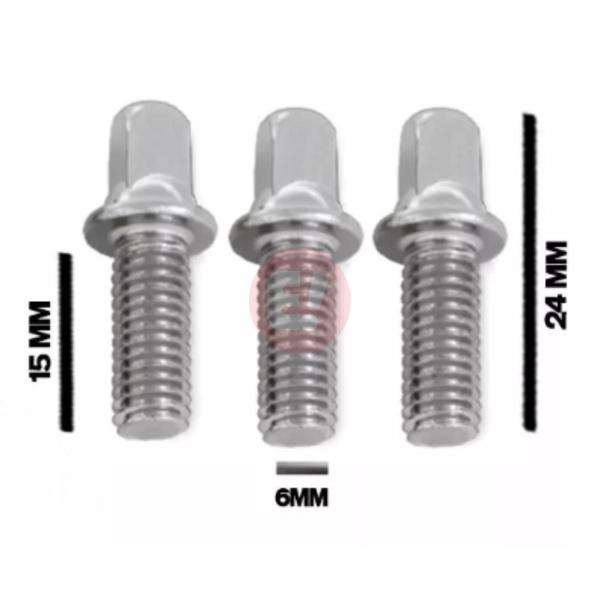 Imagem de Parafuso para Cardam e Pedal de Bateria 15mm x 6mm M6