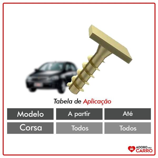 Parafuso para Fixação Moldura Corsa para Todos Os Modelos - AUTO QUALITY Imagem de Parafuso para Fixação Moldura Corsa para Todos Os Modelos