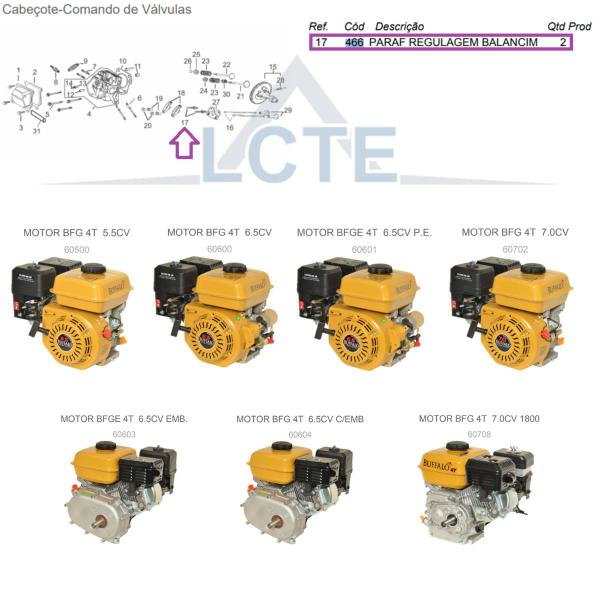 Imagem de Parafuso Regulagem Balancim P/ Motor BFG(E) 15.0cv Master 