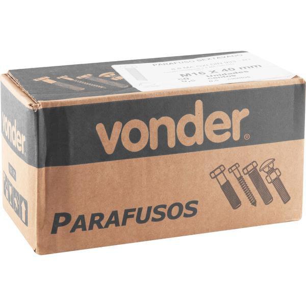 Imagem de Parafuso Sextavado 8.8 16x40 Ma Rt Din 933 c/ 50 un - Vonder