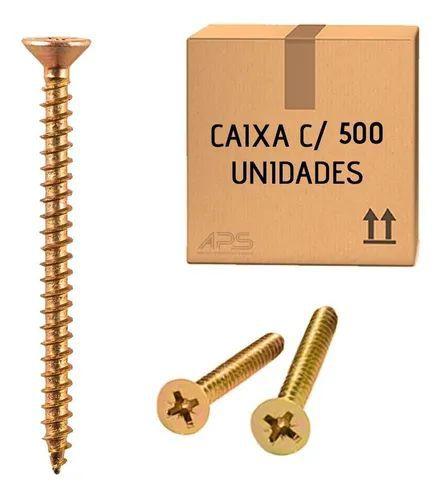 Parafusos chipboard chata 4 x 40 - c/ 500 - BELENUS Imagem de Parafusos chipboard chata 4 x 40 - c/ 500