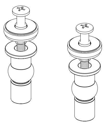 Imagem de Parafusos De Fixação Para Caixa Acoplada/ Assento Sanitário