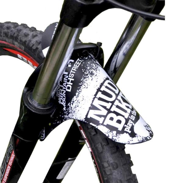 Imagem de Paralama Diant Mtb (mud Bike ) Preto/branco