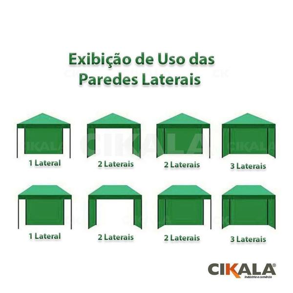 Imagem de Parede Fechamento 2x1.85 M Tenda Gazebo