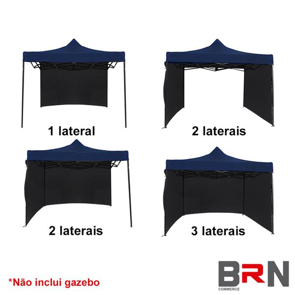 Imagem de Parede Fechamento Lateral Removível Para Tenda Gazebo 3x3