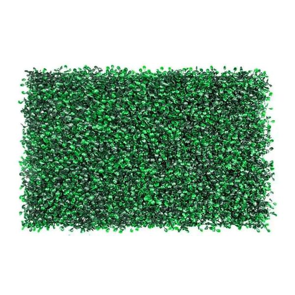 Imagem de Parede Verde Artificial Painel 25 Placas Folhas 60X40Cm