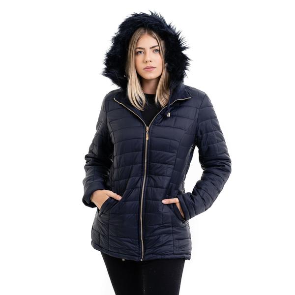 Parka Dupla Face Feminina Casaco De Frio Intenso P/ Neve Jaqueta