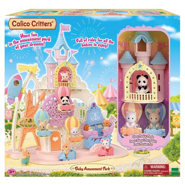 Imagem de Parque de Diversões Calico Critters Baby, Dollhouse Playset com 3 Figuras Incluídas