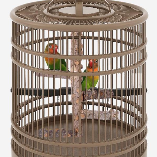 Parrot Stand Wokex Wooden Bird Climbing Ladder Perches Toy Imagem de Parrot Stand Wokex Wooden Bird Climbing Ladder Perches Toy