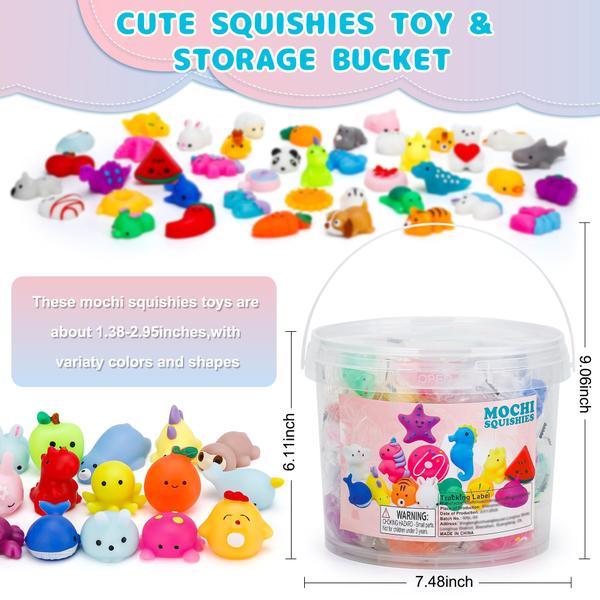 Imagem de Party Favors Resumplan Mochi Squishy Toys 100 unidades para crianças