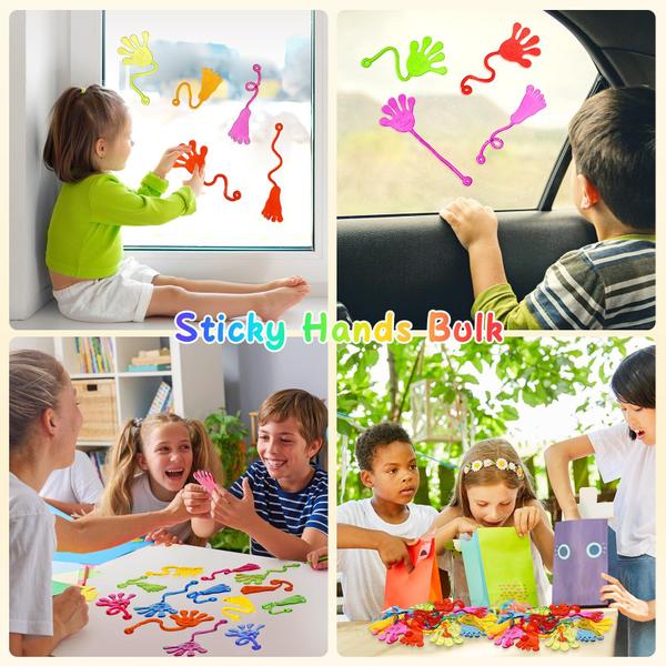 Imagem de Party Favors Sticky Hands Bulk 120 unidades para crianças de 4 a 12 anos