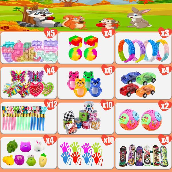Party Favors YOAUSHY 68 unidades para crianças de 4 a 8 a 12 anos de brinquedos de sala de aula Imagem de Party Favors YOAUSHY 68 unidades para crianças de 4 a 8 a 12 anos de brinquedos de sala de aula