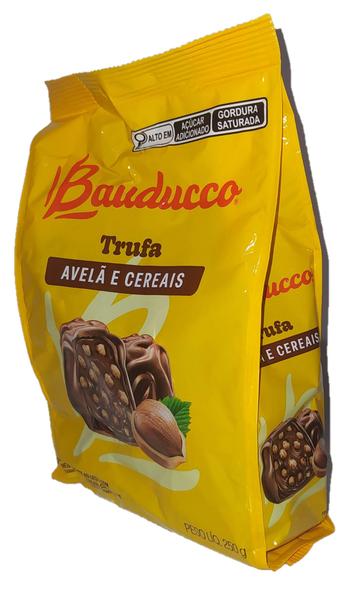 Imagem de Páscoa Trufa Bauducco Chocolate ao Leite Com Recheio de Avelã e Cereais Crocantes Feito Na Itália