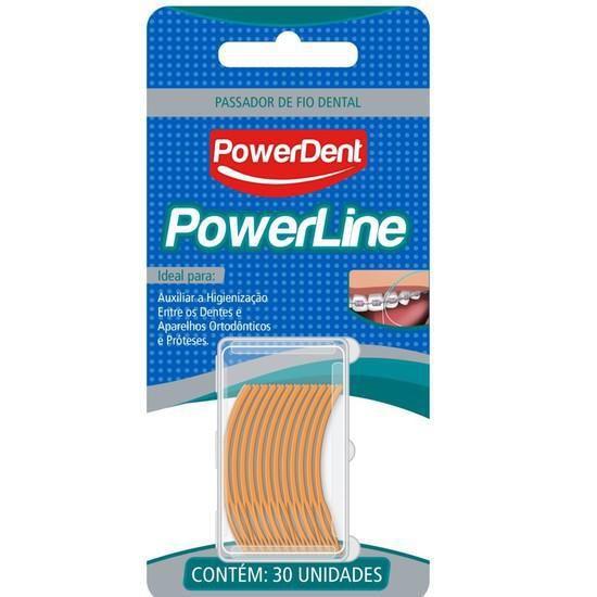 Imagem de Passa Fio Dental Powerline Powerdent 30Un